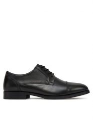Aldo Półbuty Wriggle 13913525 Czarny. Czarne półbuty męskie Aldo, bez wzorów, ze skóry, bez obcasa, bez zapięcia. Za 379.99 zł.