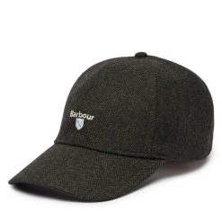 Czapka z daszkiem Barbour. Zielone czapki damskie Barbour, bez wzorów. Za 199.99 zł.