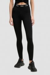 GUESS Czarne damskie legginsy Alba, Rozmiar M. Czarne legginsy damskie Guess, z aplikacjami, z materiału. Za 329.99 zł.