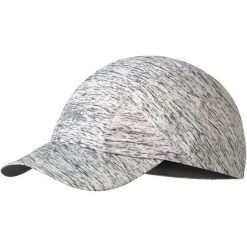 Czapka z daszkiem BUFF Pro Run Cap Silver Grey Htr. Szare czapki damskie Buff, bez wzorów, sportowe. W wyprzedaży za 83.94 zł.