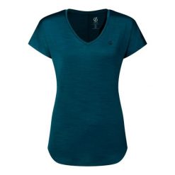 T-shirt damski Dare 2B Vigilant. Niebieskie t-shirty damskie Dare 2B, bez wzorów, z elastanu, bez kołnierzyka, bez ramiączek. Za 131.00 zł.