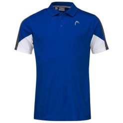 Koszulka sportowa męska Head Club Tech Polo Shirt. Niebieskie koszulki sportowe męskie Head, m, bez wzorów, bez ramiączek, tenisowe. Za 159.99 zł.