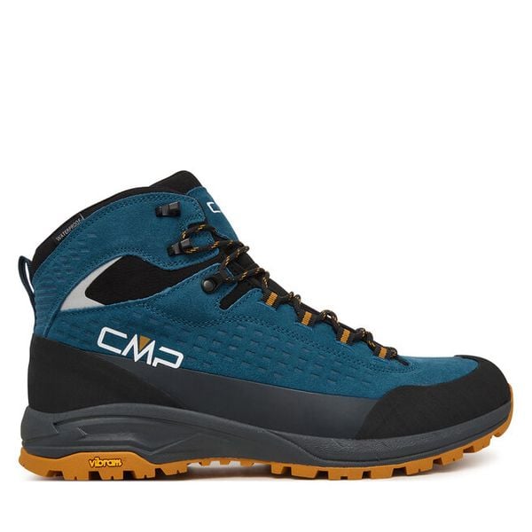 Trekkingi CMP. Niebieskie botki męskie CMP, bez wzorów, sportowe, bez obcasa, bez zapięcia. Za 689.99 zł.