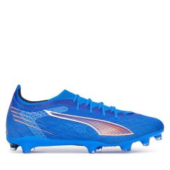 Buty do piłki nożnej Puma. Niebieskie buty sportowe męskie Puma, bez wzorów, bez zapięcia. Za 449.99 zł.