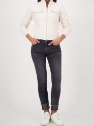 Monari Kardigan damski - Ciao Bella Kobiety biały jednolity, 46. Białe kardigany damskie Monari, bez wzorów, z dzianiny, eleganckie, bez kołnierzyka. Za 649.95 zł.