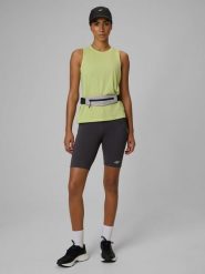 4F Legginsy kolarki do biegania szybkoschnące damskie - szare L. Szare legginsy damskie 4F, bez wzorów. Za 149.99 zł.