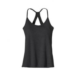 Koszulka bez rękawków damska Patagonia Cutaway Racerback CCRL Patagonia. Czerwone bluzki damskie Patagonia, bez wzorów, bez kołnierzyka, bez ramiączek. W wyprzedaży za 152.52 zł.