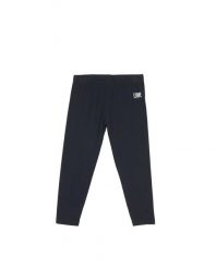 Legginsy z bawełna na czas wolny na co dzień. Czarne legginsy damskie LEONE 1947 APPAREL, bez wzorów, z bawełny. Za 63.11 zł.