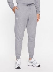 Under Armour Spodnie dresowe Ua Rival Fleece Joggers 1379774 Szary Loose Fit. Szare spodnie sportowe męskie Under Armour, m, bez wzorów, z bawełny. Za 167.99 zł.
