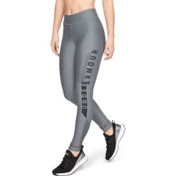 Under Armour HeatGear® Armour Legginsy Szary Srebrny. Szare legginsy damskie Under Armour, bez wzorów, z elastanu. Za 257.95 zł.