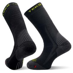 Skarpety sportowe z wełny Merino Teko ecoHIKE Medium Full Cushion Hiking 3.0. Zielone skarpetki damskie TEKO, bez wzorów, z wełny. Za 49.99 zł.