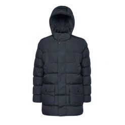Kurtka GEOX M PIEVE PARKA Niebieski. Niebieskie parki męskie Geox, m, bez wzorów, z tkaniny, casualowe, bez kołnierzyka, bez kaptura. Za 913.99 zł.