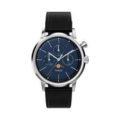 Zegarek Timex. Niebieskie zegarki męskie Timex, bez wzorów. Za 709.99 zł.