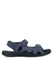 Lasocki Sandały KODIAQ-01 MI18 Granatowy. Niebieskie sandały męskie Lasocki, bez wzorów, ze skóry, bez zapięcia. Za 159.99 zł.
