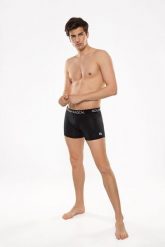 Bokserki sportowe męskie Rough Radical Comfort. Niebieskie bokserki męskie ROUGH RADICAL, bez wzorów, z elastanu. Za 39.00 zł.