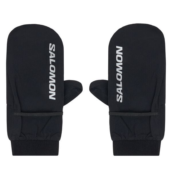 Rękawiczki Salomon. Czarne rękawiczki męskie Salomon, bez wzorów. Za 189.99 zł.