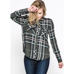 Only - Koszula Odette. Zielone koszule damskie ONLY, s, bez wzorów, z materiału, casualowe, bez kołnierzyka, bez ramiączek. W wyprzedaży za 49.90 zł.
