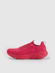 4F Niskie sneakersy sportowe VELOCORE damskie - różowe 40. Czerwone obuwie sportowe damskie 4F, bez wzorów, z dzianiny, bez zapięcia. Za 299.99 zł.