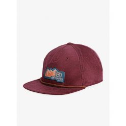 Czapka z daszkiem Ortovox Vintage Badge Cap - winetasting. Czerwone czapki damskie ORTOVOX, bez wzorów, sportowe. Za 156.99 zł.