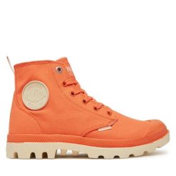 Trapery Palladium. Brązowe trapery damskie Palladium, bez zapięcia. Za 229.99 zł.