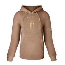 Bluza JD ATTACK Mila. Brązowe bluzy damskie JD ATTACK, bez wzorów, sportowe, bez ramiączek, bez kaptura. Za 239.00 zł.