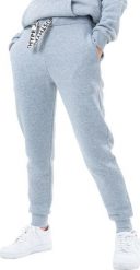 Justhype Justhype Drawstring Joggers TWLR-162 szary 10. Szare spodnie dresowe damskie Justhype, bez wzorów, sportowe. Za 136.09 zł.