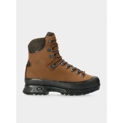 Buty trekkingowe męskie Hanwag Alaska Wide GTX. Brązowe buty zimowe męskie Hanwag, bez wzorów, bez obcasa, bez zapięcia. Za 1,266.99 zł.