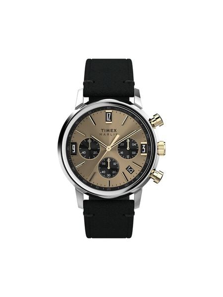 Timex Zegarek Marlin® Quartz Chronograph TW2W60300 Czarny. Czarne, analogowe zegarki męskie Timex, bez wzorów. Za 979.99 zł.
