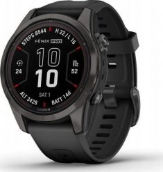 Zegarek sportowy Garmin Garmin fēnix® 7S Pro Sapphire Solar Carbon Grey DLC Titanium/Black 42mm. Czarne zegarki sportowe Garmin, bez wzorów. Za 3,249.00 zł.