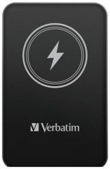 Verbatim Charge `n` Go 15W 5000mAh Wireless Magnetic czarny. Czarne powerbanki . Za 149.90 zł.
