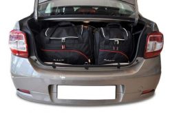 Torby Do Bagażnika Dacia Logan Limousine 2012-2020 5Szt Kjust. Czarne torby podróżne damskie KJUST, bez wzorów, z kauczuku. Za 1,512.00 zł.