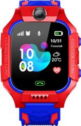 Smartwatch GoGPS K24 Niebieski (K24RD). Niebieskie zegarki smartwatch GoGPS, bez wzorów. Za 244.30 zł.