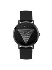 Guess Zegarek Imprint W1161G2 Czarny. Czarne, analogowe zegarki męskie Guess, z aplikacjami. Za 489.99 zł.