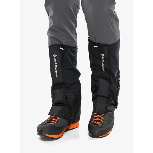 Stuptuty Black Diamond Frontpoint Gaiters. Czarne buty zimowe męskie Black Diamond, bez wzorów, bez obcasa, bez zapięcia. Za 249.99 zł.
