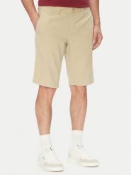 Robe di Kappa Szorty materiałowe Oris 600BTI0 Beżowy Slim Fit. Brązowe szorty męskie Robe di Kappa, bez wzorów, z bawełny. Za 309.99 zł.