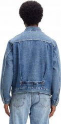 Levi`s Levi's Trucker Type I Jacket A31740004 Niebieskie M. Niebieskie płaszcze męskie m, bez wzorów, bez kołnierzyka, bez kaptura. Za 429.55 zł.