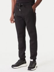 KARL LAGERFELD Spodnie dresowe 705040 554907 Czarny Regular Fit. Czarne spodnie sportowe męskie KARL LAGERFELD, m, bez wzorów, z dresówki. Za 849.99 zł.