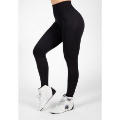 Legginsy fitness damskie Gorilla Wear Yava Seamless Leggings. Czarne legginsy damskie GORILLA WEAR, bez wzorów. Za 235.05 zł.