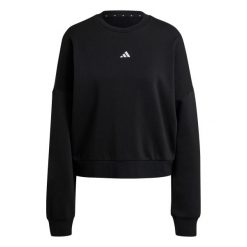 Bluza damska adidas Essentials. Czarne bluzy damskie Adidas, xl, bez wzorów, z polaru, sportowe, bez ramiączek, bez kaptura. Za 153.99 zł.