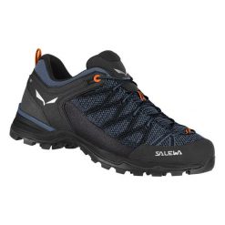 Buty trekkingowe męskie Salewa Mtn Trainer Lite. Niebieskie trekkingi męskie Salewa, z materiału, bez zapięcia. Za 921.00 zł.