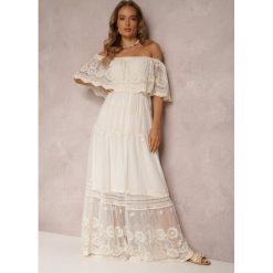 Beżowa Sukienka Bassam. Brązowe sukienki damskie Renee, na plażę, s, bez wzorów, z dzianiny, bez kołnierzyka, bez ramiączek, maxi. Za 149.99 zł.