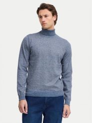 Blend Golf 20717261 Niebieski Regular Fit. Niebieskie swetry męskie Blend, l, bez wzorów, z syntetyku, bez kołnierzyka, bez ramiączek. Za 139.99 zł.