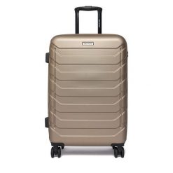 Walizka średnia GINO ROSSI. Żółte walizki damskie Gino Rossi, bez wzorów, średnie. Za 279.99 zł.