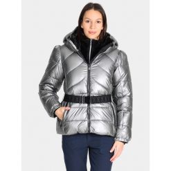 Kurtka Narciarska Damska Luhta Suukisvaara. Szare kurtki sportowe damskie Luhta, na zimę, bez wzorów, bez ramiączek, bez kaptura, narciarskie. Za 1,299.00 zł.