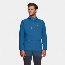 Kurtka męska softshell Alpinus Pourri. Niebieskie kurtki męskie Alpinus, m, bez wzorów, z softshellu, bez kaptura, trekkingowe. Za 299.00 zł.
