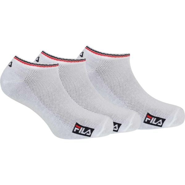 Fila 3-pack bambusowe stopki niewidoczne, białe, 35-38. Białe skarpetki damskie Fila, bez wzorów. Za 138.99 zł.