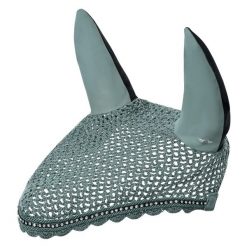 Czapka z muchą dla koni HV Polo Classic. Zielone czapki damskie HV POLO, bez wzorów, sportowe. Za 176.00 zł.