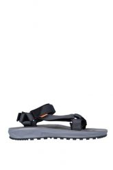 Sandały trekkingowe damskie Super Hike Women. Czarne sandały damskie Lizard, bez wzorów, z materiału, bez obcasa, bez zapięcia. Za 579.99 zł.