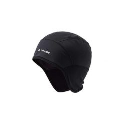 VAUDE Bike Windproof Cap III - wiatrówka czapka z polarem. Czarne czapki damskie Vaude, bez wzorów, z polaru. Za 332.40 zł.