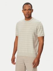 BOSS Sweter Kanacho 50561004 Szary jasny Regular Fit. Szare swetry męskie Boss, m, bez wzorów, z bawełny, bez kołnierzyka, bez ramiączek. Za 549.99 zł.